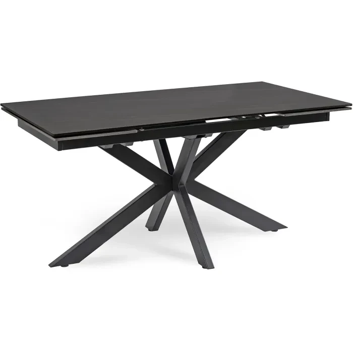 Стіл розкладний MEBEL ELITE BRUNO, 160-240х90 см, Чорний, фото 1