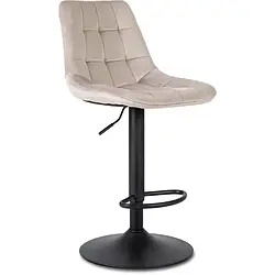 Барний стілець оксамитовий MEBEL ELITE ARCOS 2 Velvet, бежевий