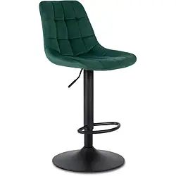 Барний стілець оксамитовий MEBEL ELITE ARCOS 2 Velvet, зелений