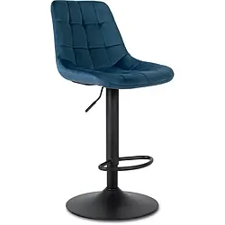 Барний стілець оксамитовий MEBEL ELITE ARCOS 2 Velvet, темно-синій