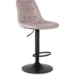 Барний стілець оксамитовий MEBEL ELITE ARCOS 2 Velvet, рожевий
