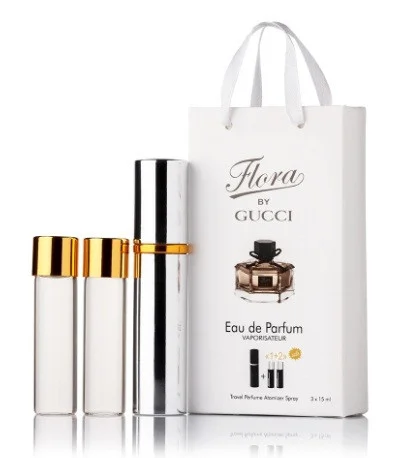 Парфум жіночий Gucci Flora by Gucci з феромонами 3х15 мл