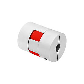 Муфта сполучна кулачкова 6,35х12,7 C (L35, D30), гнучка віброгасна алюмінієва муфта з еластоміром
