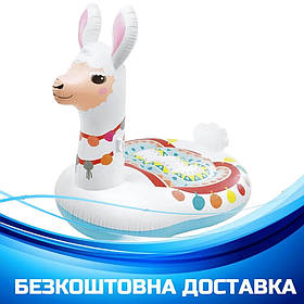 Надувний плотик Велика лама Intex 57294 (2 ручки, 201-147-173 см) | Надувна платформа