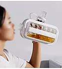 Форма пляшка для льоду складана/ Герметична форма для льоду, фото 4