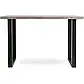 Стіл MEBEL ELITE ALTE MAX 130х65 см, бетон / чорний, фото 7