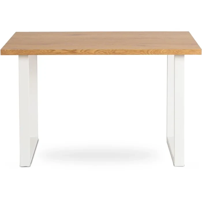 Стіл MEBEL ELITE ALTE 2 120х65 см, Золотий дуб / Білий, фото 1