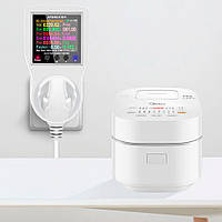 Енергометр Wi-Fi розумна розетка ATORCH S1W Білий