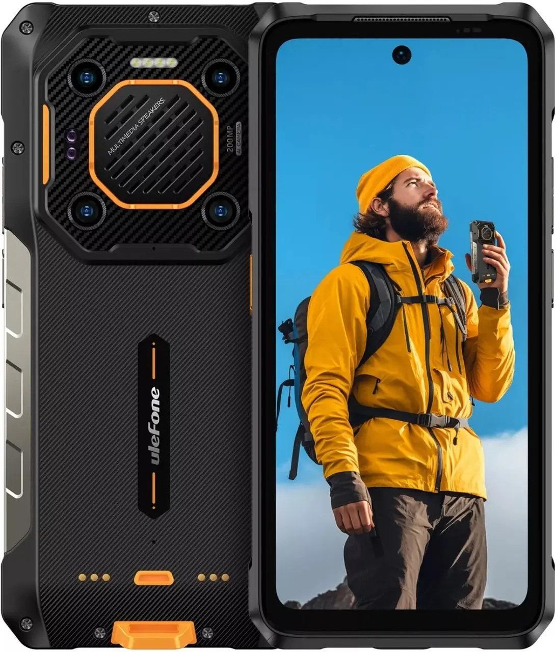 Смартфон Ulefone Armor 26 Ultra 12/512GB Black (NFC), 200+64+50+8/50Мп, Dimensity 8020, IPS 6.78", 15600 mAh