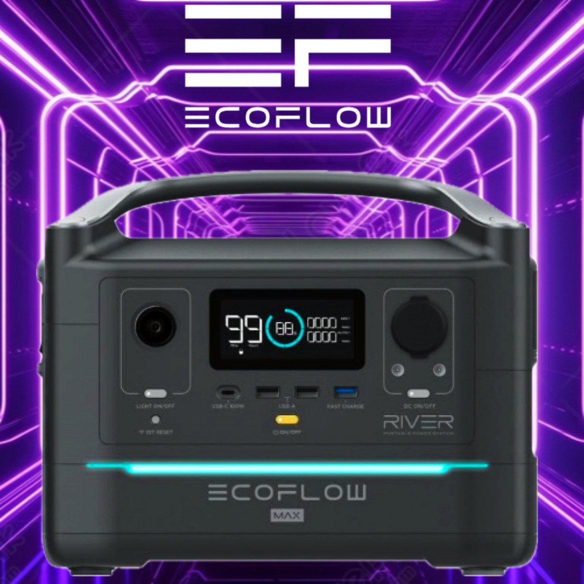 EcoFlow RIVER Max euro Портативна зарядна станція 576 Вт/год