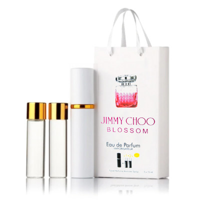 Міні-парфуми з феромонами жіночий Jimmy Choo Blossom 3х15 мл