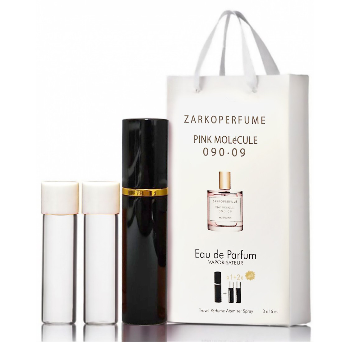 Парфуми унісекс Zarkoperfume Pink Molecule 090.09 з феромонами 3х15 мл, фото 1