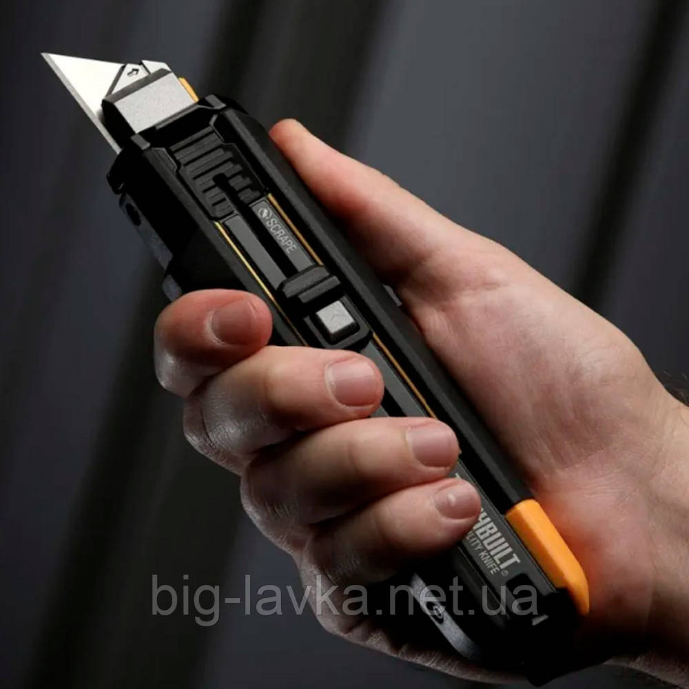 Ніж скребок будівельний TOUGHBUILT універсальний ТБ-Н4С5-01 Чорний