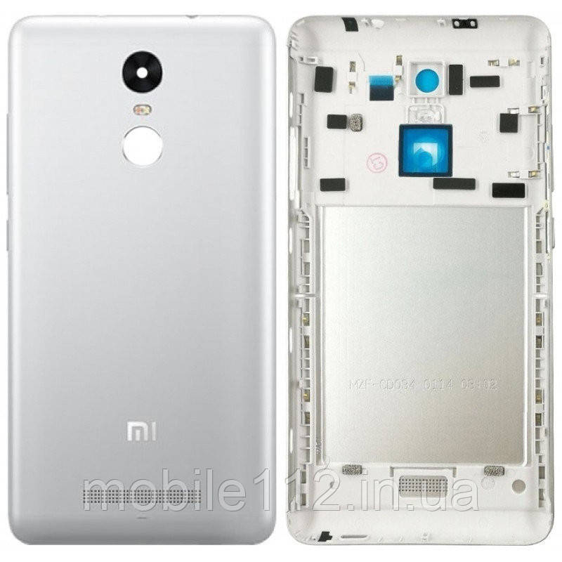 Задня кришка Xiaomi Redmi Note 3 (срібляста оригінал Китай), фото 1