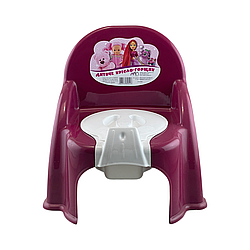 Дитячий горщик крісло бордо ММ2112-49 ММ Пласт