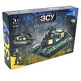 Конструктор KB 1136 військовий танк, M1A2 Abrams, 681 деталь, фото 2