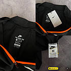 Спортивний рашгард чоловічий Nike з довгими рукавами для спорта бірки Чорна кофта найк на змійці для тренувань, фото 10