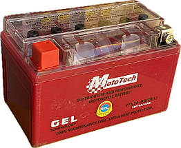 Гелевий мото-акумулятор АКБ 12В 7А/год АКБ YTX7A-BS 7АМ (GEL) Mototech
