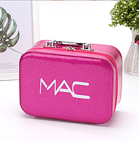 Косметичка-валіза для косметики Beauty shine яскраво рожева