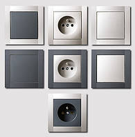 Розетки, вимикачі та рамки