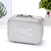 Косметичка-валіза для косметики Beauty shine срібна