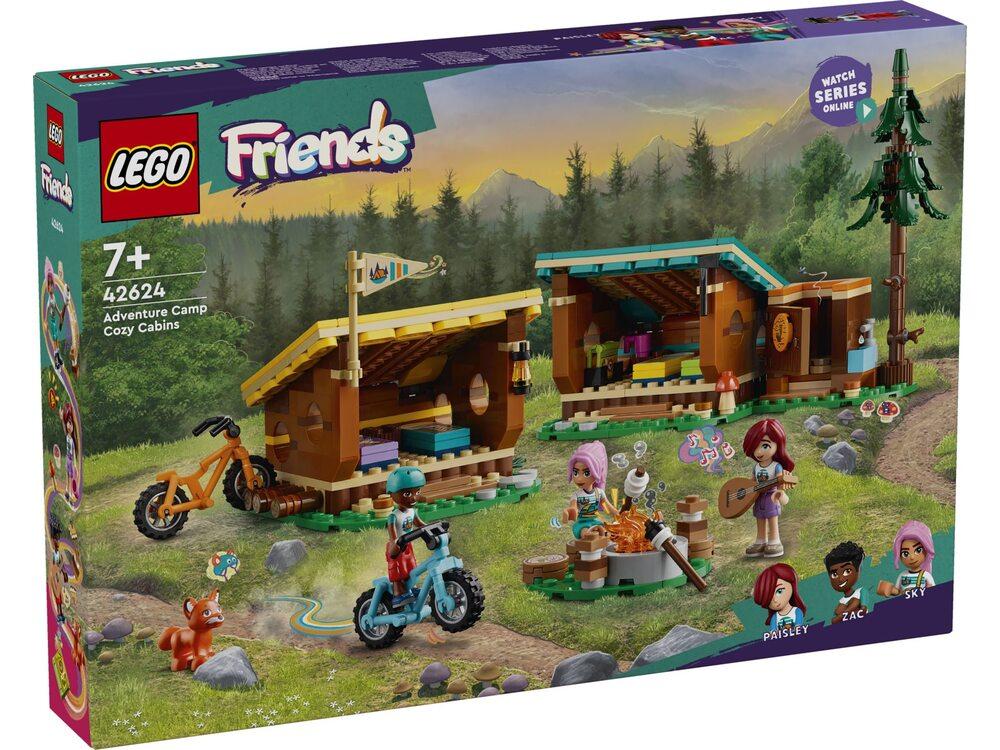 Lego Friends Затишні хатини у пригодницькому таборі 42624, фото 1