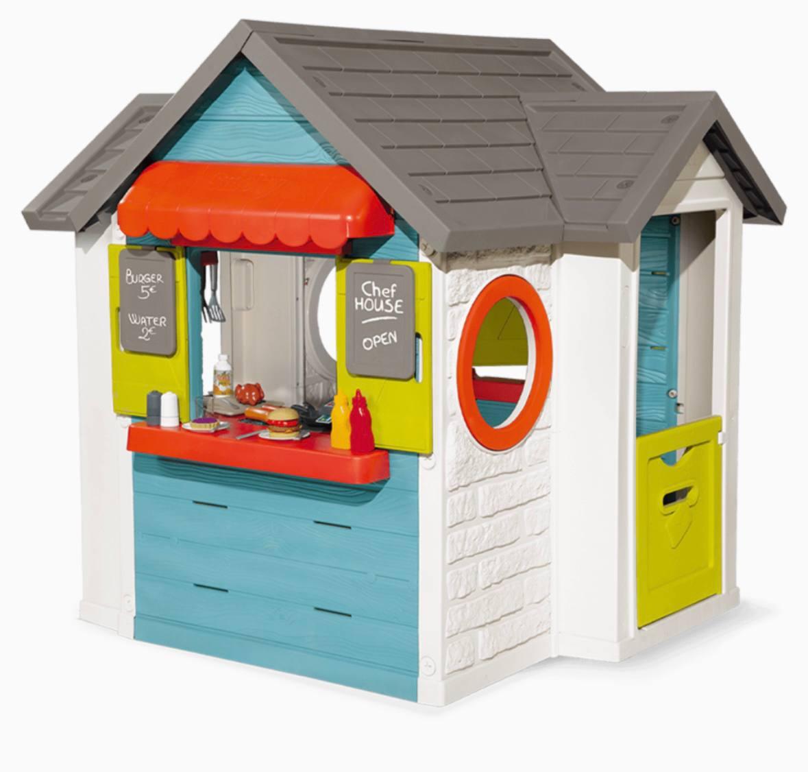 Дитячий кухонний будиночок шеф-кухаря 124x132x135 см Smoby