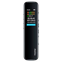 Цифровий диктофон Mrobo із вбудованим динаміком 32GB  Чорний