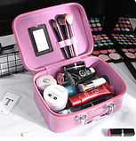 Косметичка-валіза для косметики Beauty shine чорна, фото 7
