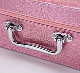 Косметичка-валіза для косметики Beauty shine чорна, фото 9