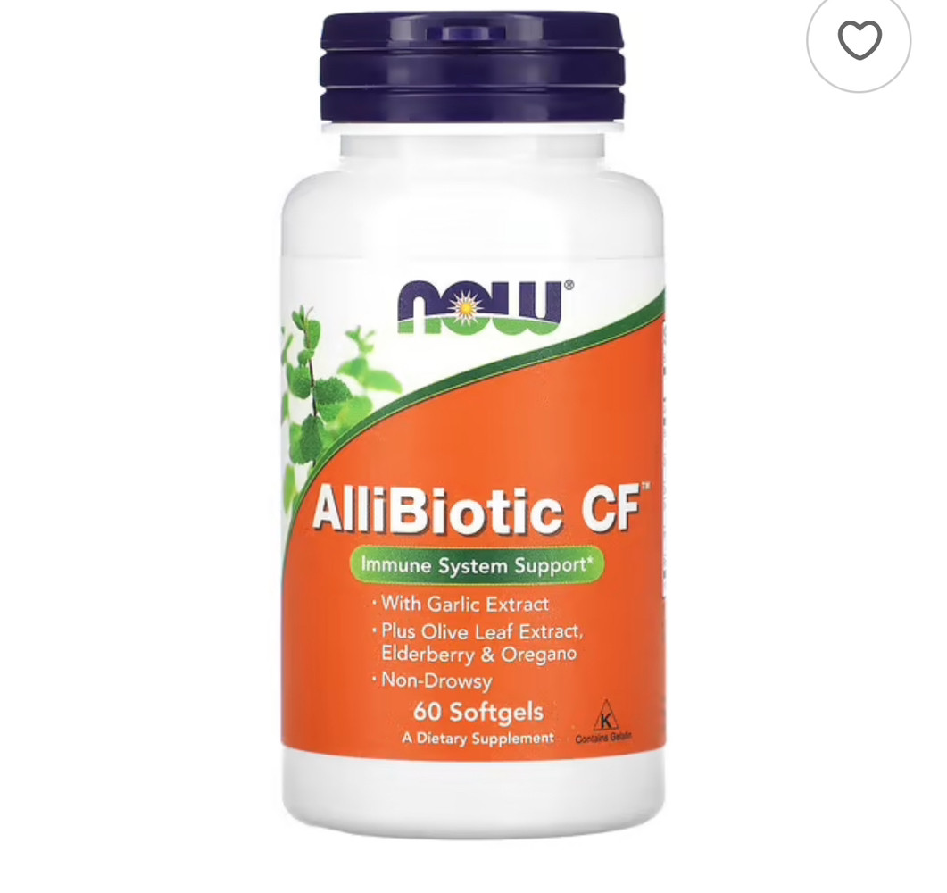 Комплекс для імунітету Now Foods Allibiotic 60 сaps