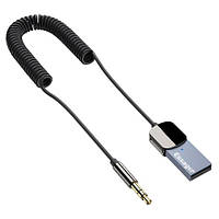 AUX-адаптер Essager Bluetooth 5.0 аудіоприймач 3.5 мм трансмітер (000085)