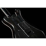 Електрогітара Harley Benton CST-24T P90 Black Flame, фото 2