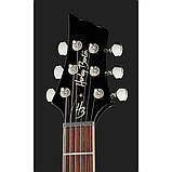 Електрогітара Harley Benton CST-24T P90 Black Flame, фото 3