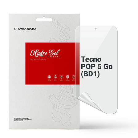 Гідрогелева плівка ArmorStandart для Tecno POP 5 Go (BD1) (ARM69027), фото 1