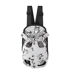 Рюкзак-кенгуру для тварин SY210814 Cat Gray M
