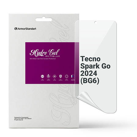 Гідрогелева плівка ArmorStandart Anti-Blue для Tecno Spark Go 2024 (BG6) (ARM73610), фото 1