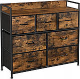 Комод Leobert Brille із текстильними ящиками в стилі Loft, фото 2
