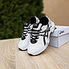 Чоловічі кросівки Asics Gel-Kahana 8 White Black (Белые) Взуття Асікс Гель Кахана 8 повсякденні текстиль сітка демісезон, фото 4