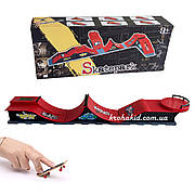 Набір фінгерборд Skatepark fingerboard скейт парк пальчиковий скейт-фінгерборд 3 скейти у комплекті