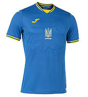 Футболка Joma збірної України з футболу синя AT102404A709 сезон 2020-2024 з картою, Синій, Розмір (EU) — M