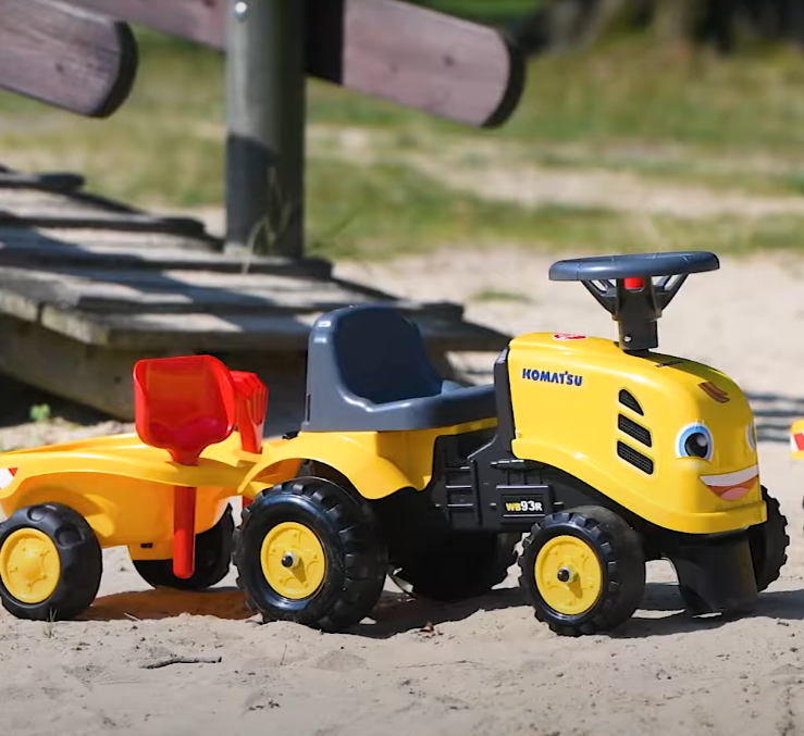 Детский трактор каталка с прицепом Falk Baby Komatsu 286C для детей ...