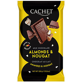 Молочний шоколад Cachet Almond & Nougat 300г