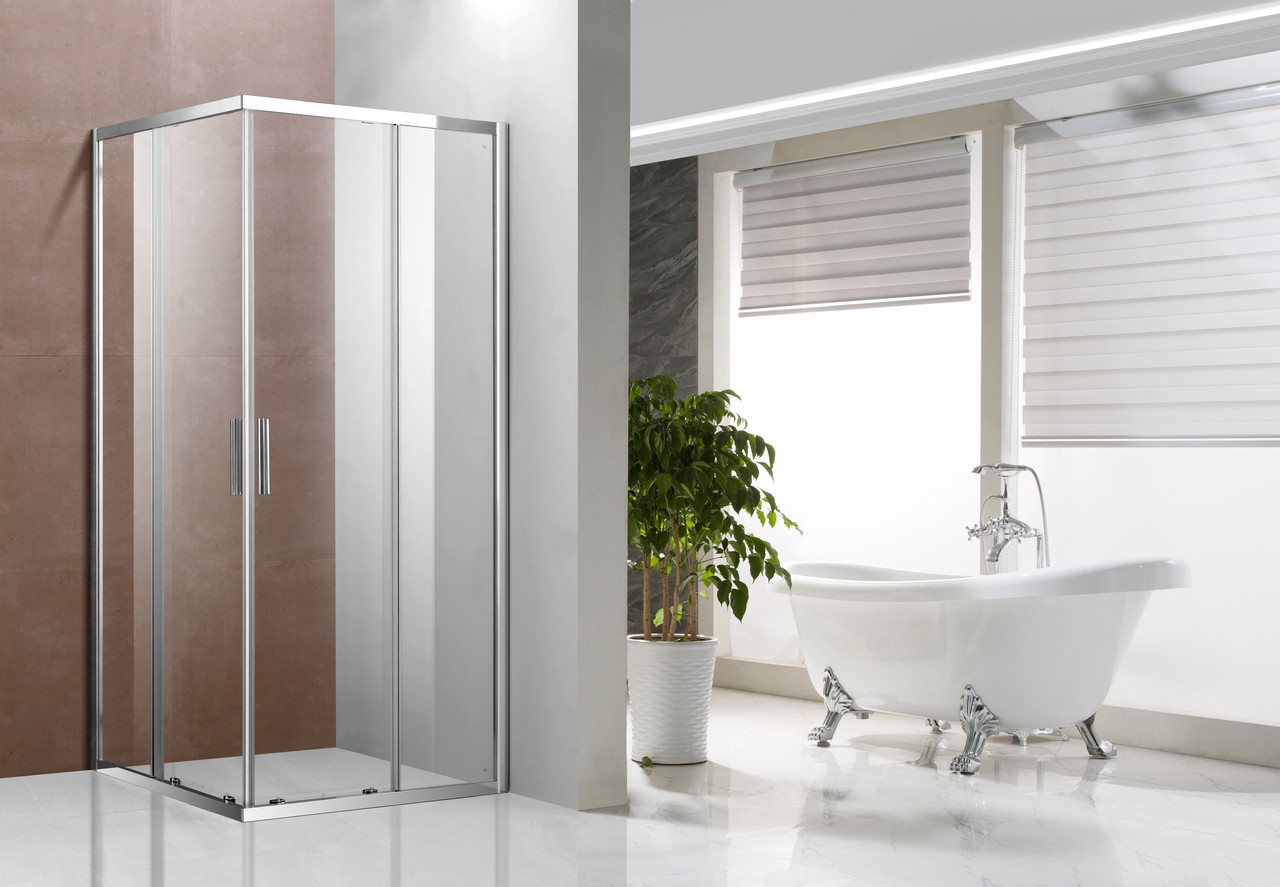 Стеклянная душевая кабина AVKO Glass RDR06, 190х90х90 Chrome ...