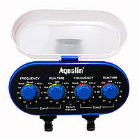 Садовый таймер Aqualin для автополива Синий