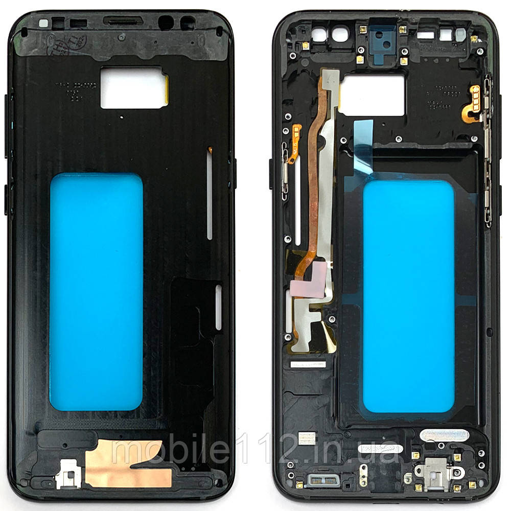 Рамка дисплея Samsung Galaxy S8+ Plus (чорна оригінал Китай), фото 1