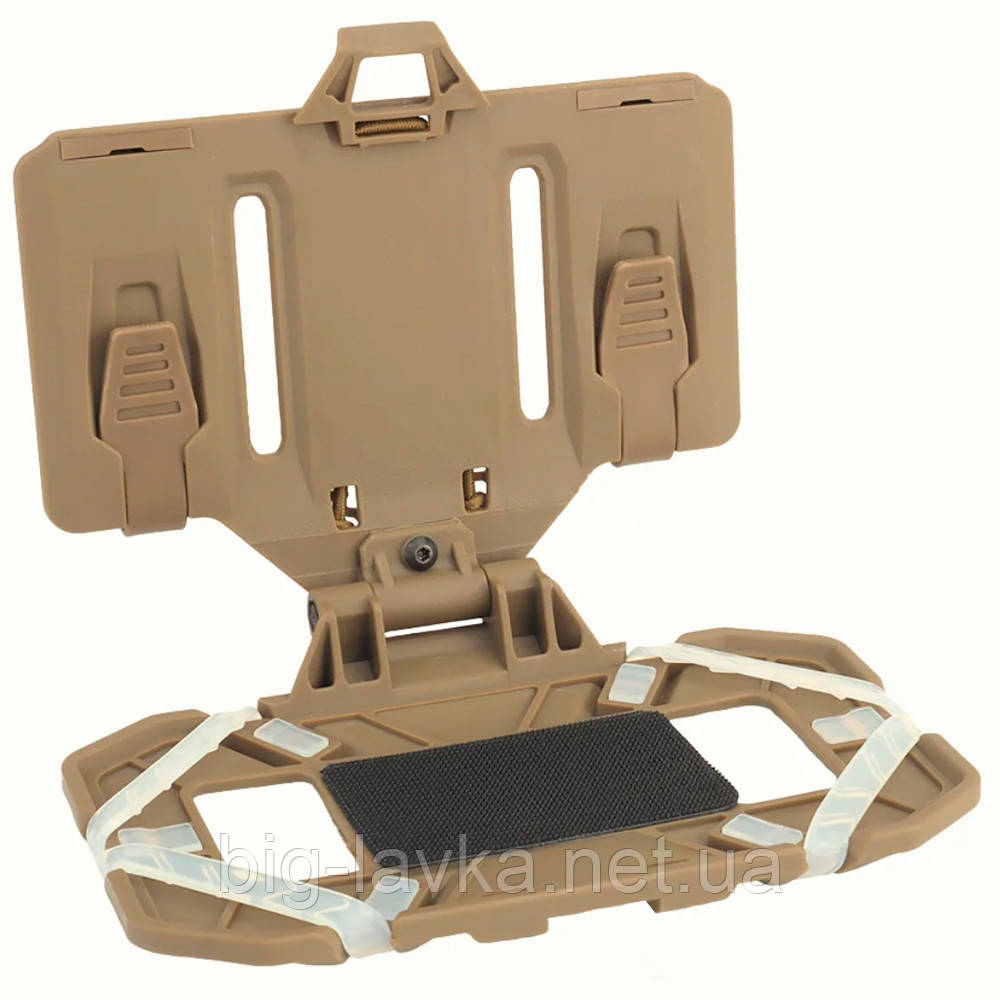 Тактичний складний тримач для телефону  Хакі, фото 1