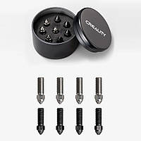 Набір форсунок Creality K1 Nozzle Kit для 3D-принтерів 8 шт. Сріблястий / Чорний