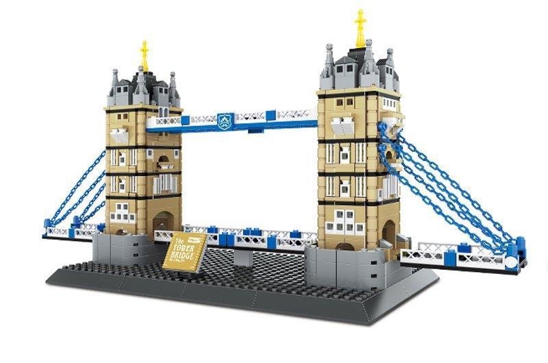 3D конструктор Wange Архітектура Тауерський міст, 4219 3Д 969 дет. дитячий пластиковий