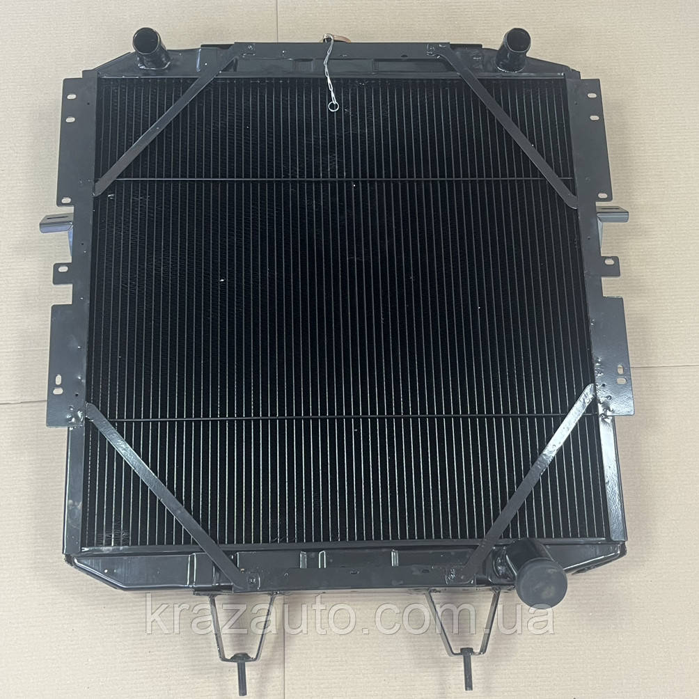 Радіатор водяного охолодження КрАЗ 255,256,258 (мідний 4-х ряд.) (пр-во Україна) 256-1301010, фото 1